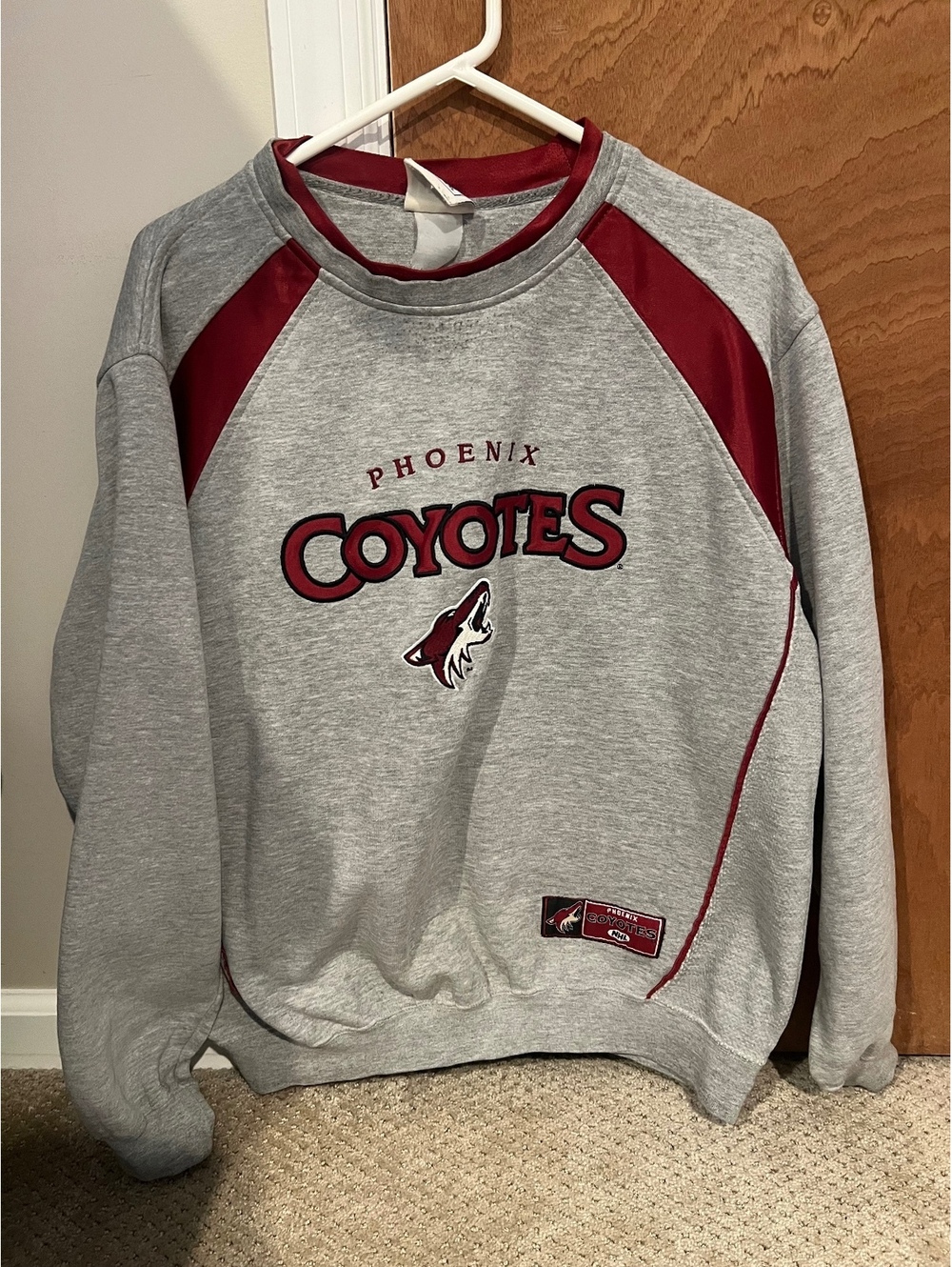Vintage Lee Sport Phoenix Coyotes Hockey Crewneck